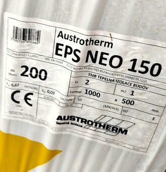 Polystyren podl. Tepelná izolace EPS 150 Grey šedý tl. 200mm - 3