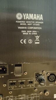 2ks: Aktivní studiový monitor Yamaha MSP7 - 3