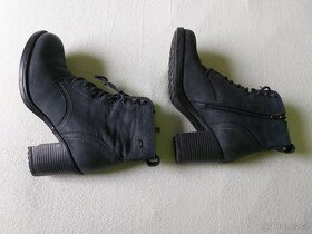 Dámské zimní modré kozačky vel. 36 - 3