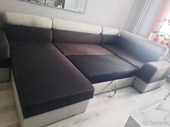 Sedací souprava - rozkládací sedačka do U - 3