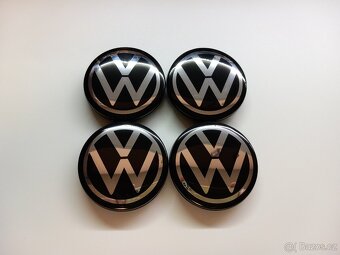 Středové krytky Vw, 56x52mm, nové logo VW - 3