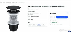 Černý špunt Click Clack Excellent - 3