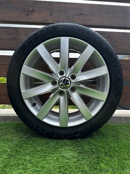 Alu kola 5x112 r17 s letním pneu (porto1) - 3