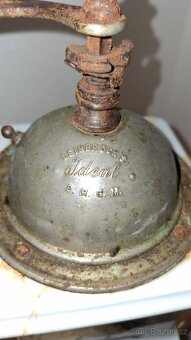 Porcelánový Rokokový mlýnek Leinbrock přelom 19./20.století - 3