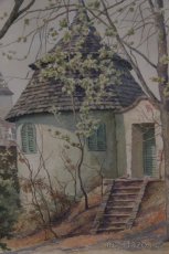 Oskar SLAVÍČEK obraz Znojmo s Vlkovou věží - 3