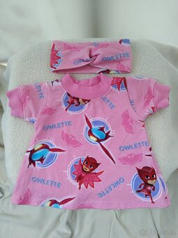 Šaty s čelenkou na panenku Baby Born - 3