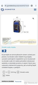 Nafukovací člun gumotex k2 - 3