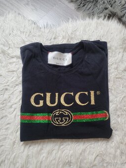 Černé triko Gucci - 3