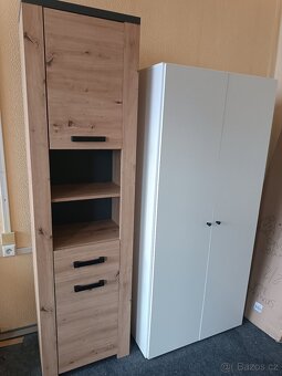 Šatní skříň bílá - nová - 3