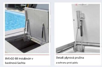 HAGO DECK BVE-GD 88 se zvedáky, Nerez Poklop - 3