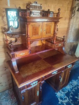 Starožitný psací stůl - 3