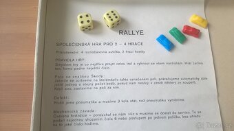 Stará stolní hra TOFA Rallye 70. léta - 3