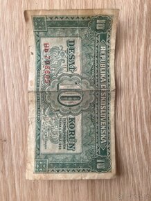 Bankovka 10 Korun (1950), lepší série Hb Československo - 3