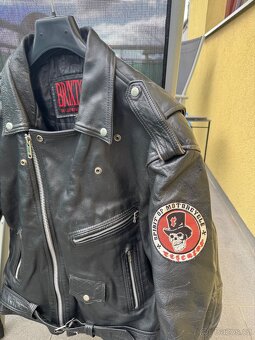 Pánská kožená bunda / křivák Brixton 3XL/XXXL - 3