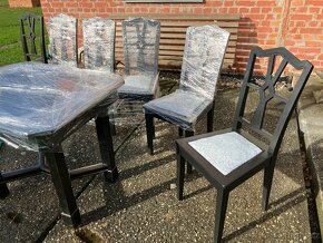 starožitný stůl a židle tzv. Gerstl - 3