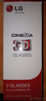 3D brýle LG televizní AG-F310 EBX61668501 CCE4NKC901 - 3