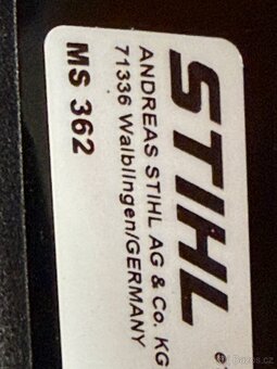 Stihl MS362 motorova pila 12/2026 - 3