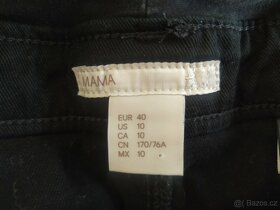 Těhotenské riflové kraťasy/šortky H&M Mama 40 - 3