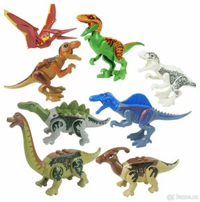 Rôzne dinosaury (8ks) typ lego - nové, nehrané - 3