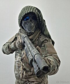 airsoft brokovnice Mossberg 500 s DIY KRYLON camo - 3