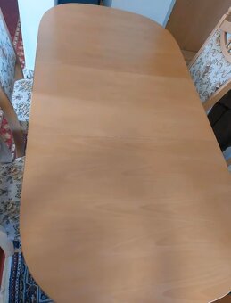 Jídelní stůl rozkládací a 4 židle - 3