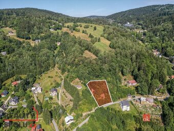 Prodej, pozemky/bydlení, 1161 m2, Hraničná, 46811 Janov nad - 3