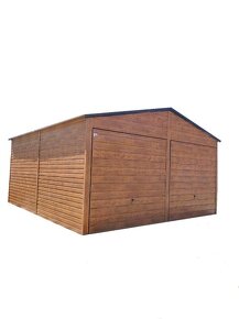 Plechová garáž 6x6 - 3
