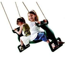 Dvousedadlová houpačka Duo Seater žlutá vč.kladky - 3