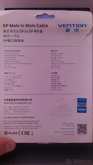 Vention DisplayPort Male-Male kabel 4K / 60Hz - 3