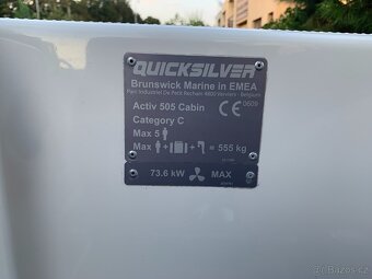 QUICKSILVER Activ 505 CABIN + MERCURY F80 + vlek - 3