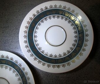 Porcelánový signovaný čajový servis - 3