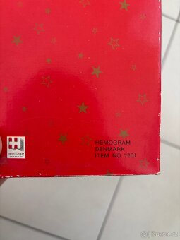 vánoční keramický svícen na čajovou svíčku - 3