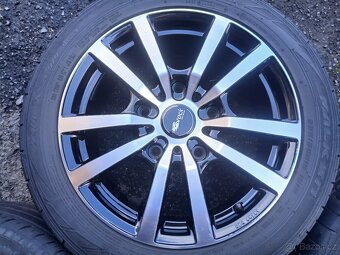 Prodám sadu ALU kol Brock 235/50 R18 letní - 3