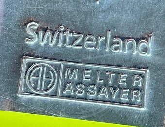 Investiční stříbrný slitek 1kg, UBS SWISS Bank - 3