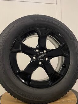 Original zimni alu Audi Q3 5x112 + 215/65/17 98% - 3