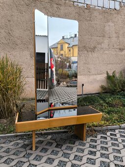 Retro toaletní stolek s opaxitem - Brusel 60. léta - 3