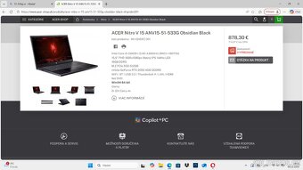 Herny Nitro 13420H 8jadier 4,6Ghz,24Gb Ddr5,Nvidia Rtx Gddr6 - 3