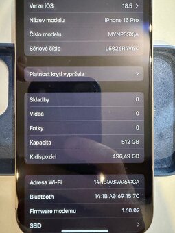 iPhone 16 Pro 512 GB Zlatý – TOP stav - 3