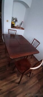 Jídelní stůl, 3x židle - 3