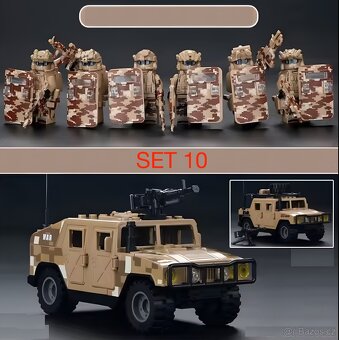 Rôzne sety vojakov 6 + doplnky - typ lego - nové - 3