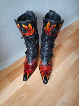 Kožené luxusní boty New Rock - 3