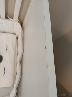 SUNDVIK Dětská postýlka, bílá, 60x120 cm - 3