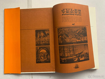 Jules Verne – různé staré knihy + přebaly, ceny v textu - 3