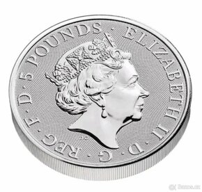 Stříbrná mince 2oz Tudor Beast (1.) 2022 - 3
