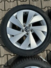 ZÁNOVNÍ Kompletní alu VW Golf 5x112r17+205r50r17 zimní - 3