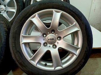 Letní alu kola RIAL 5x120 R16 ET30 pneu v205/55/16 - 3