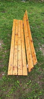 Prodám skládací zahradní lavici 220 cm - 3
