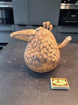 Originální keramická socha - dóza - 3