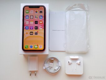 Apple iPhone 11 64GB Červený - ZÁRUKA - 100% BATERIE - TOP - 3