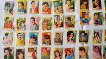 Sada 145 zápalkových nálepek 1966 – filmové hvězdy - 3